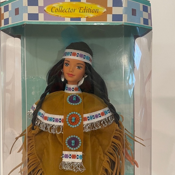 Barbie Collector Edition Doll with Brown and Blue Attire - Picture 2 of 4